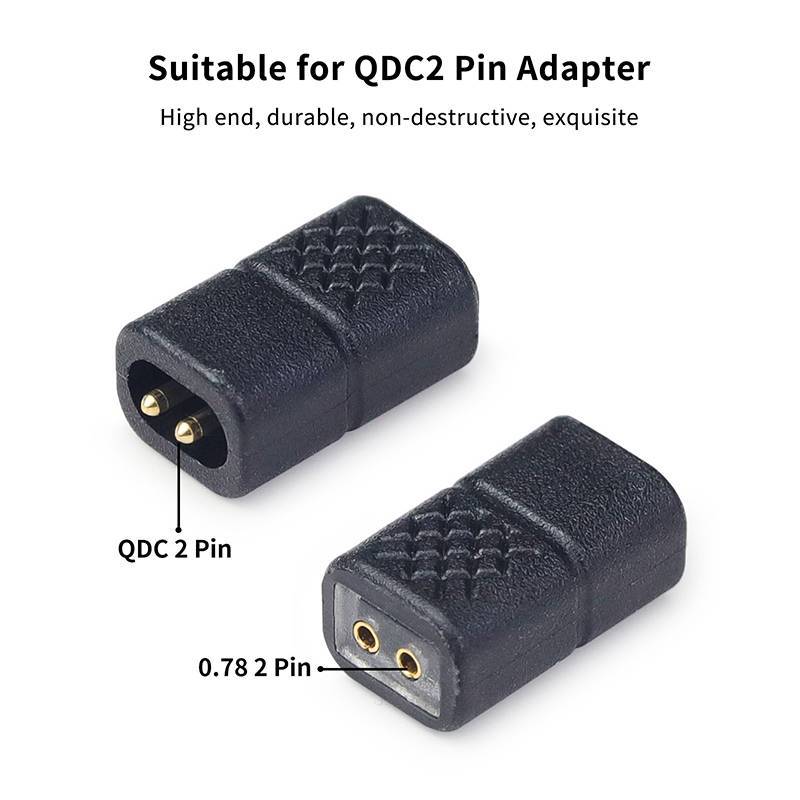 PeaceShells 0.78 มม.หญิง QDC ชายหูฟัง Connecter หูฟังอะแดปเตอร์สําหรับ KZ ZSN Pro ZSN Pro X ZS10 ZSX