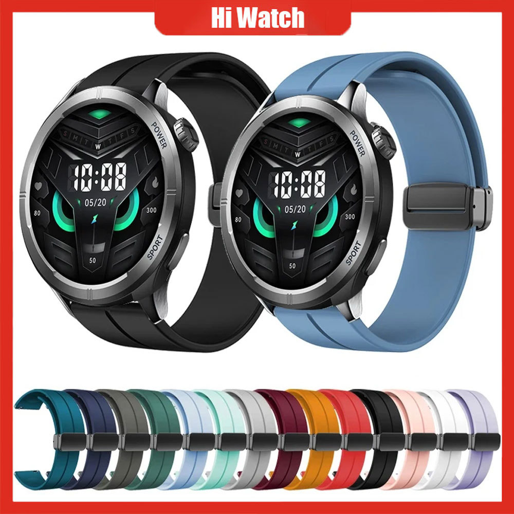 สายรัดซิลิโคนสําหรับ HAYLOU พลังงานแสงอาทิตย์ Ultra Magnetic Band สําหรับ Haylou Solar Neo/Solar 5/H