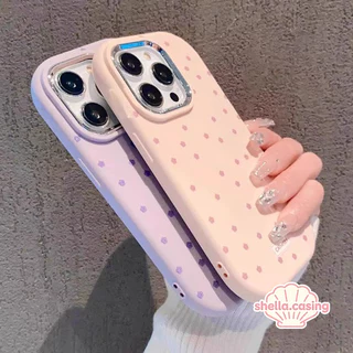 เคสโทรศัพท์ลายดอกไม้ขนาดเล็ก กรอบชุบด้วยไฟฟ้า ไอโฟน11 For iPhone12 13 14 15Pro MAX X XS XR XS 7 8Plus SE2020