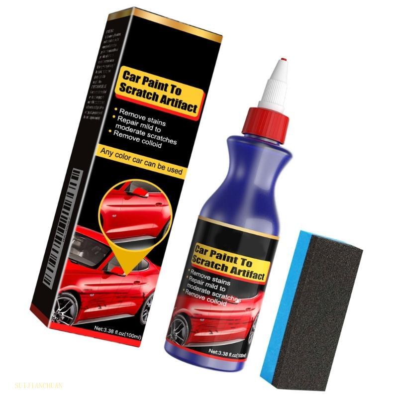 SJT รถ Scratch Remover Quick ที่มองไม่เห็น Scratch Remover สําหรับรอยขีดข่วนลึกรถซ่อมสี Polising ชุด
