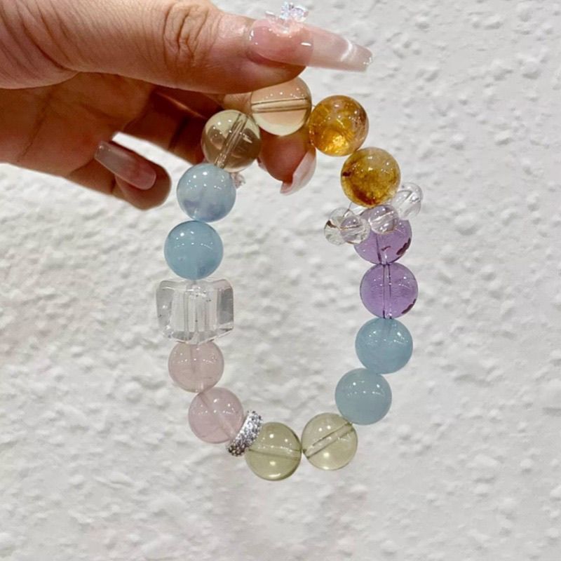 สินค้าขายดี Multi Elements Multi Elements Defficiency อาหารเสริม手链 Auth Crystal Crystall Five Elemen
