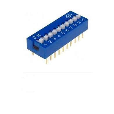 DIP SWITCH 10 POLE Dual In-line Package switch [Elca]