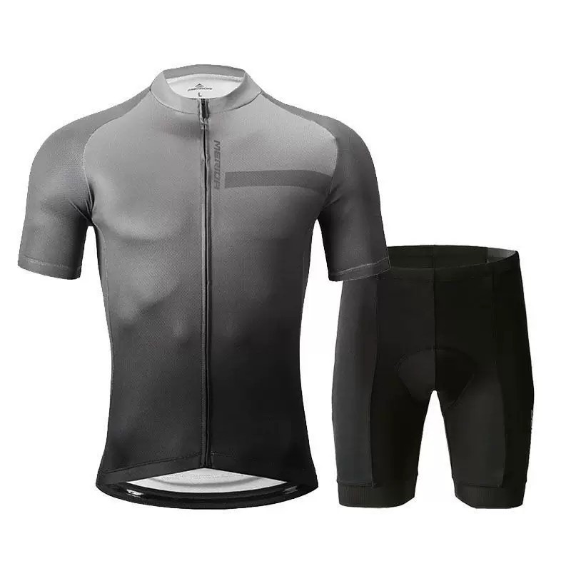 Gradient Merida ชุดเสื้อปั่นจักรยานจักรยานเสือหมอบ Quick-Drying Cycling Top Tour de France Team Shor