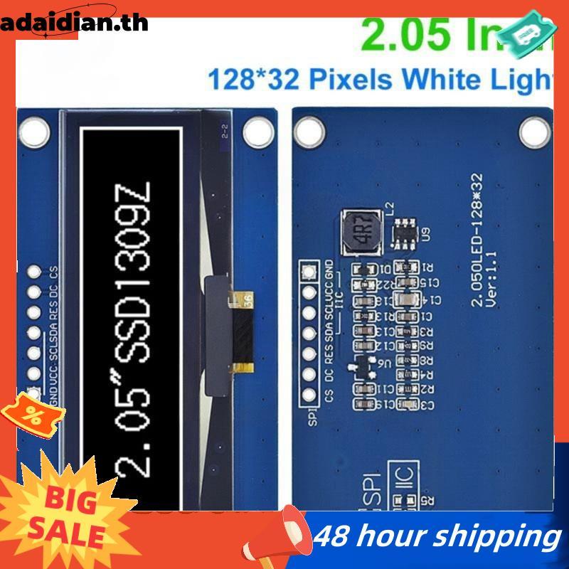 SSD1309 Controller 2.05 "จอแสดงผล OLED 128x32 โมดูล LCD อินเทอร์เฟซ SPI สําหรับ