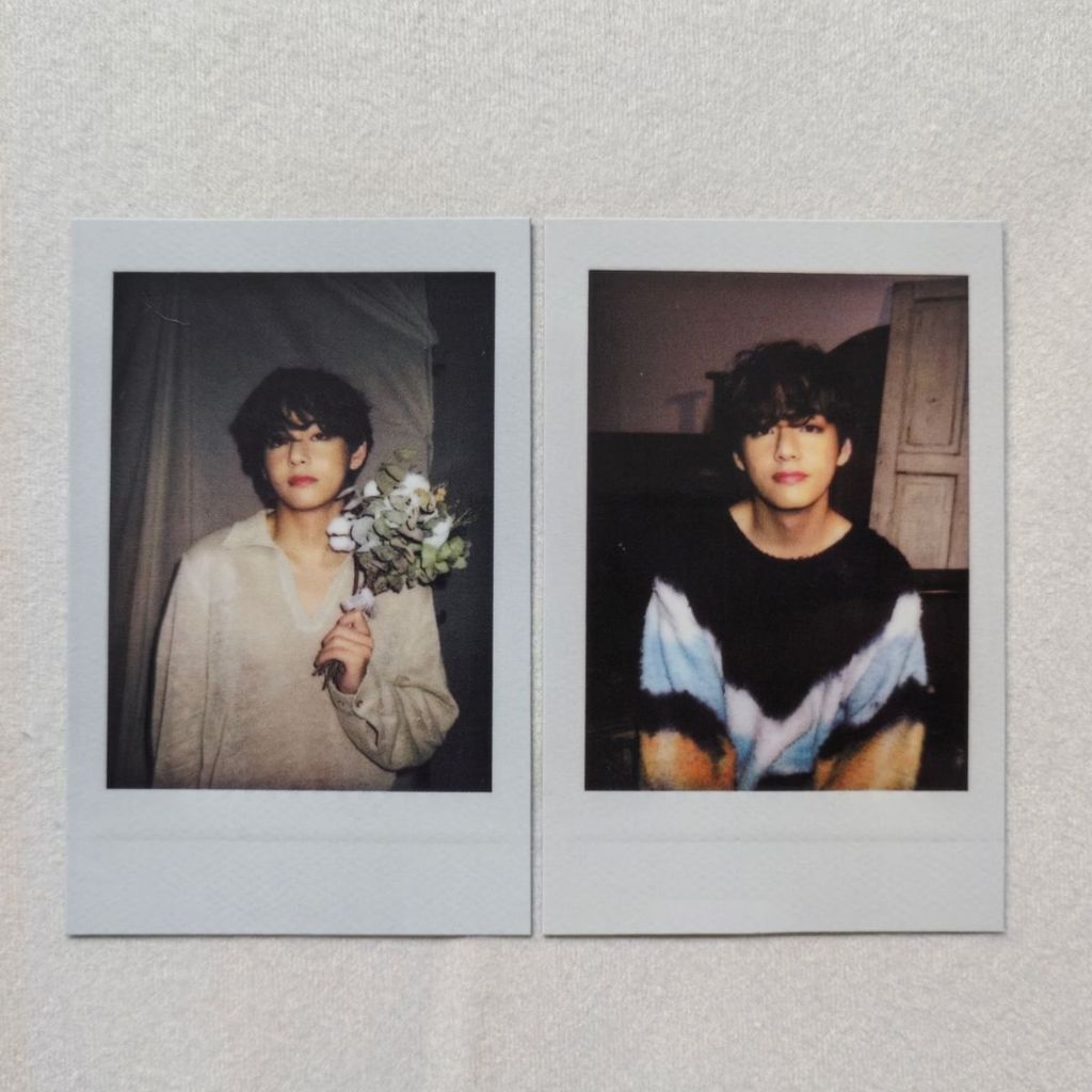 Bts bts decokit Kim Taehyung Polaroid Take Flower Tae