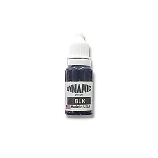 LKY(5) #หมึกสัก​สีดำ, สีขาว ไดนามิค แบ่งขายขนาด10มิล แท้ USAดั้งเดิมไม่ผสม