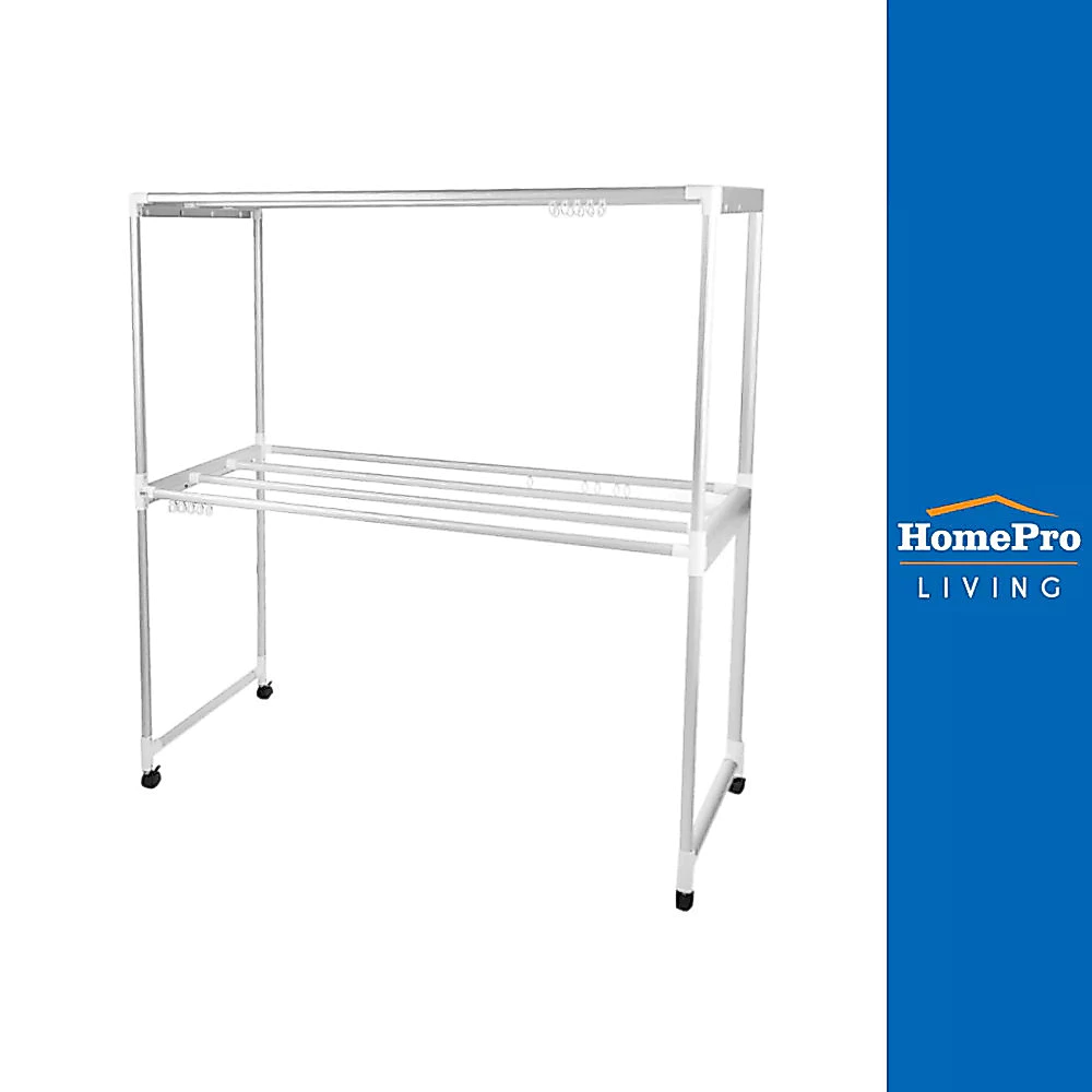 PLIM ราวตากผ้าอะลูมิเนียมมีล้อ 8 เส้น 1.5 ม. จัดส่งโดย HomePro