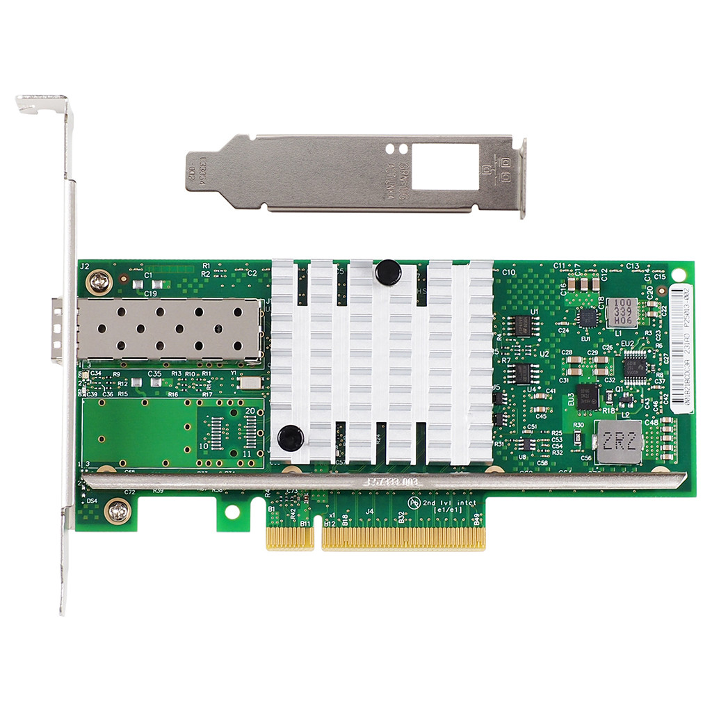 XT-XINTE 82599 ชิป X520-DA1 10G พอร์ตเดียวไฟเบอร์ออปติกการ์ดเครือข่าย PCIeX8 คอมพิวเตอร์เดสก์ท็อป PX