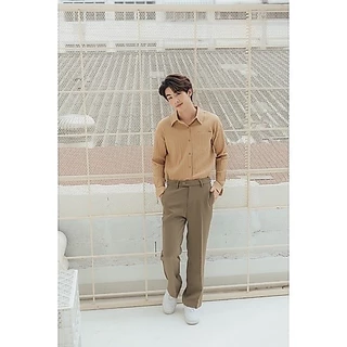 KN Pants กางเกงสแล็ค ทรงกระบอก ชุดเข้าเซ็ทสูท (รหัส : KN210)