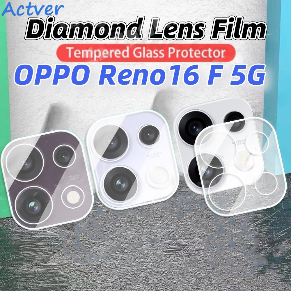 [ส่งจากไทย] Oppo Reno16F Reno16 Reno16Pro Reno12F ป้องกันเลนส์กล้องมองหลัง แบบครอบคลุมเต็ม