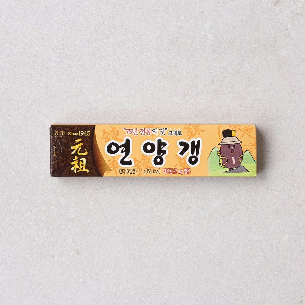 เกาหลีนําเข้า Haitai 55gX10 บาร์ Red Bean Pastry Snacks Snacks แบบดั้งเดิม Yokan นําเข้า Haitai Yoka