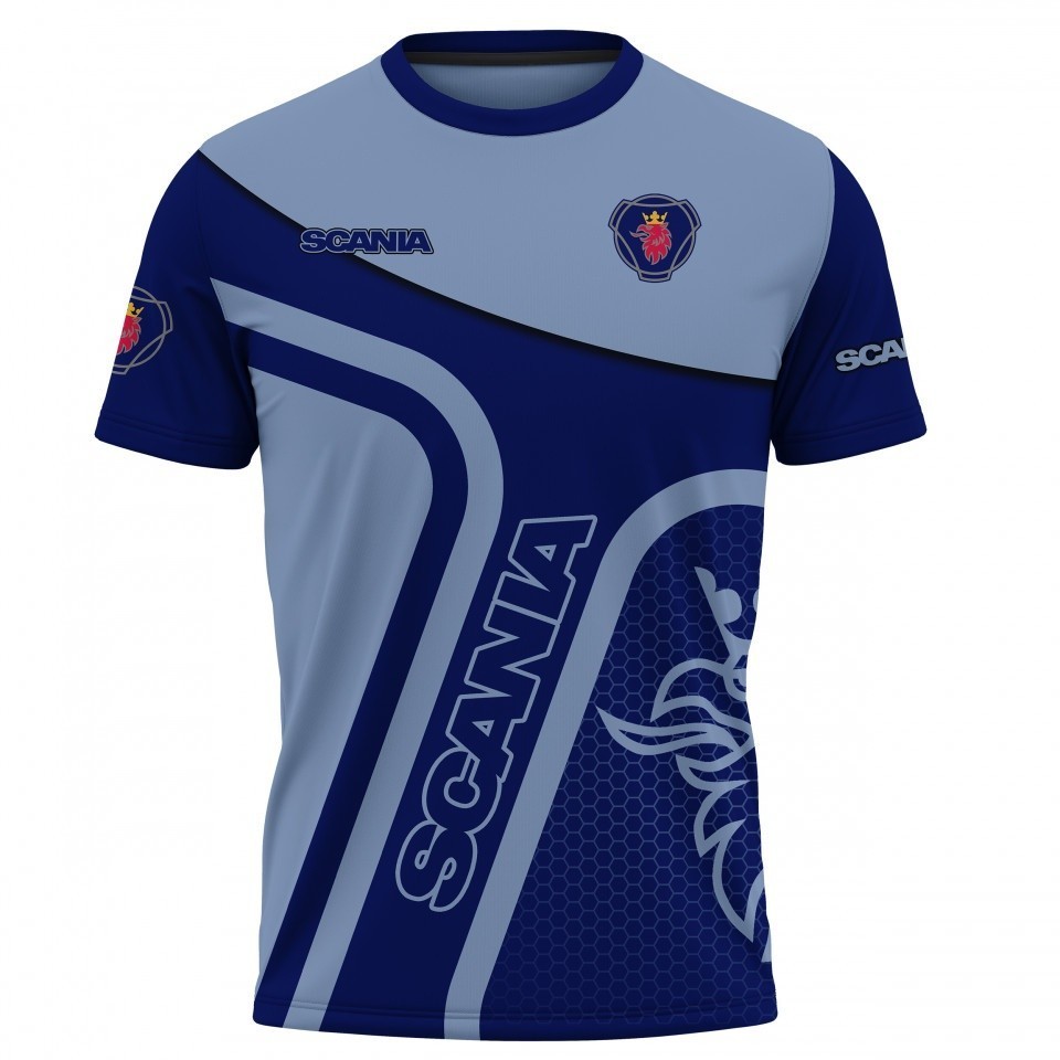 Scania T034 3D T Shirt jersey  2XS-6XL