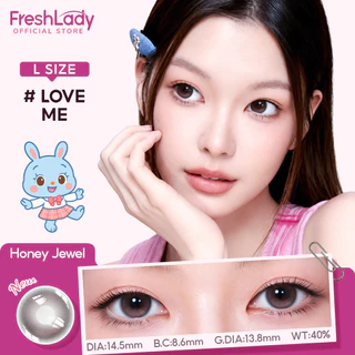 [FDA] FRESHLADY คอนแทคเลนส์แบบCharisma|❤️Love Meซีรีส์|สีน้ำตาล สีธรรมชาติ เหมาะสำหรับผู้ใช้ครั้งแรก 14.5mm 【0-5.00】
