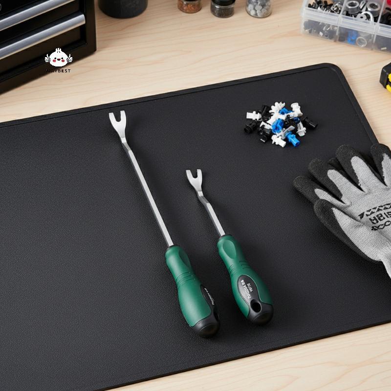 {maybest} เครื่องมือถอดคลิปแผงอัตโนมัติเหล็กรถกําจัด Trim Pry Bar สําหรับการประชุมเชิงปฏิบัติการซ่อมและถอดชิ้นส่วน {TH}