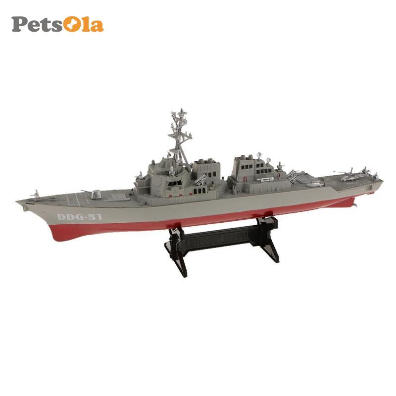 [PETSOLA] 1/350 Scale นําทางพลาสติก Warship Warcraft Boat Model Home