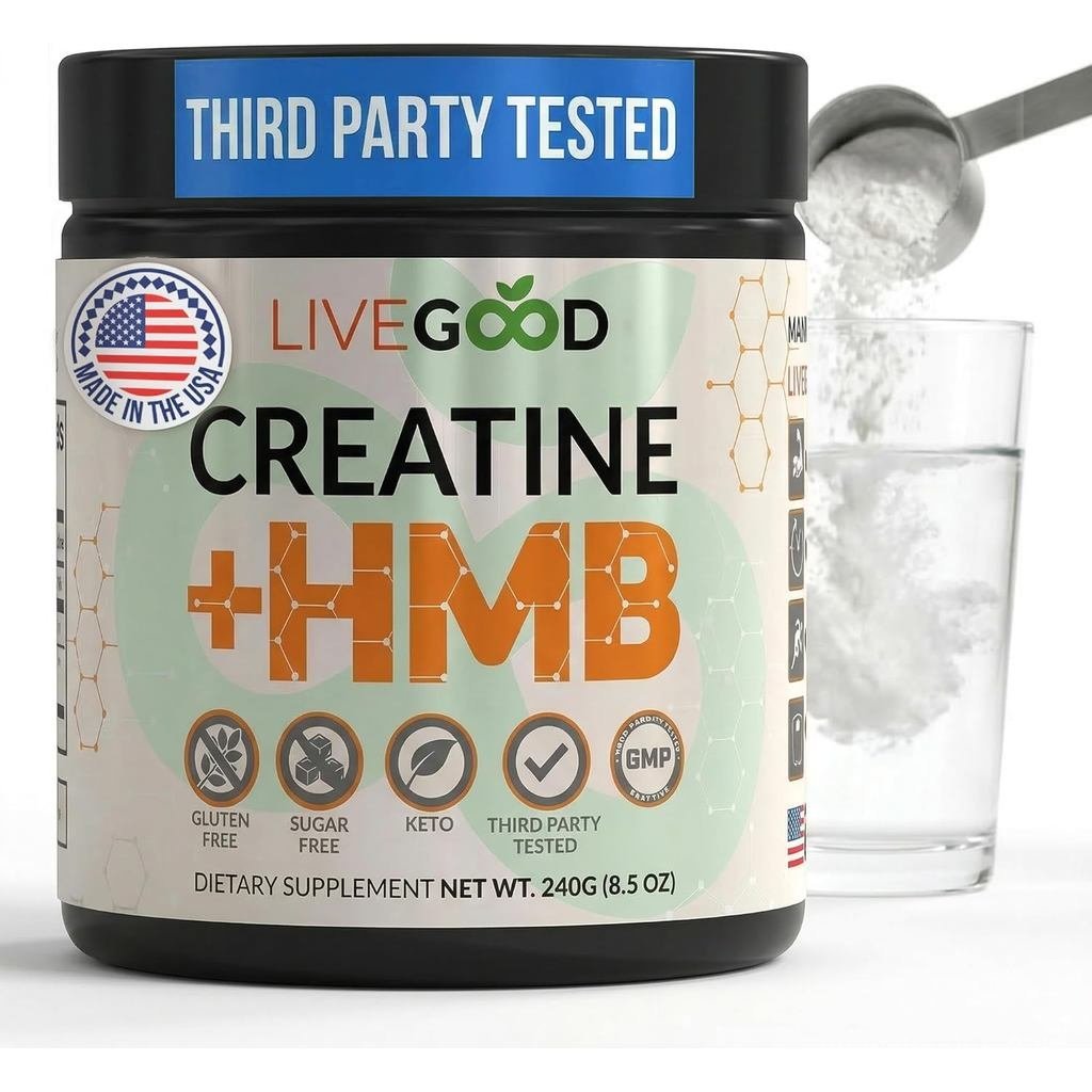 GOOD Creatine Monohydrate พร้อม HMB สําหรับ Lean Muscle Growth & Recovery – HMB Creatine Powder สําห