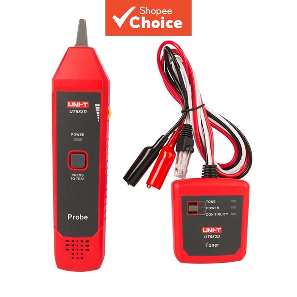 หนึ่งชุด UNI-T UT682D เครื่องทดสอบสายเคเบิลเครือข่าย,สายโทรศัพท์และตัวติดตามคู่บิดพร้อมการทดสอบความต