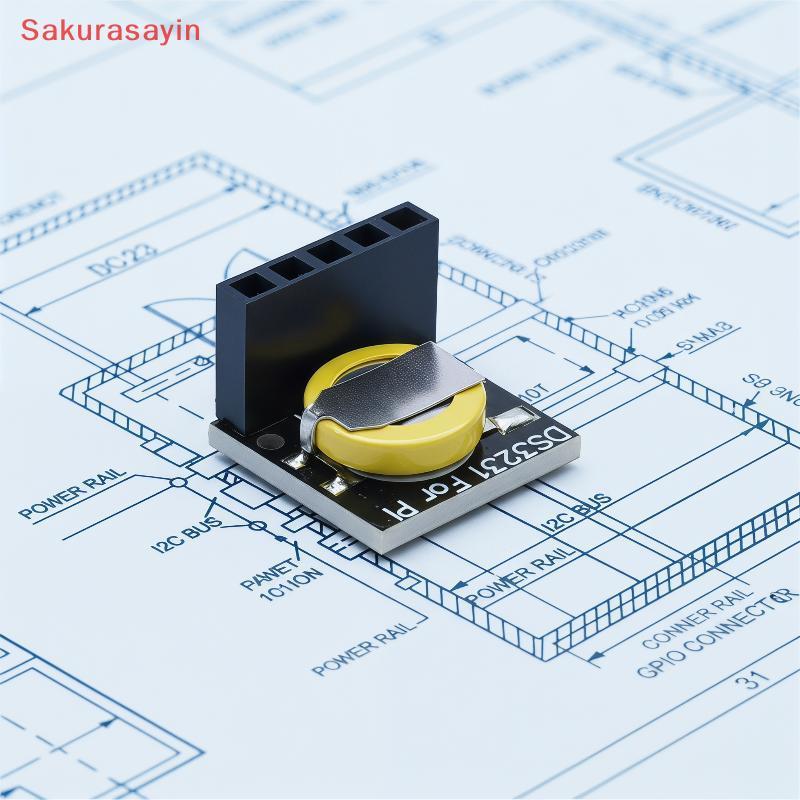 {Sakurasayin} Essential DS3231 RTC Time Clo Module พร้อมแบตเตอรี่สําหรับ Raspberry Pi Consistent Tim