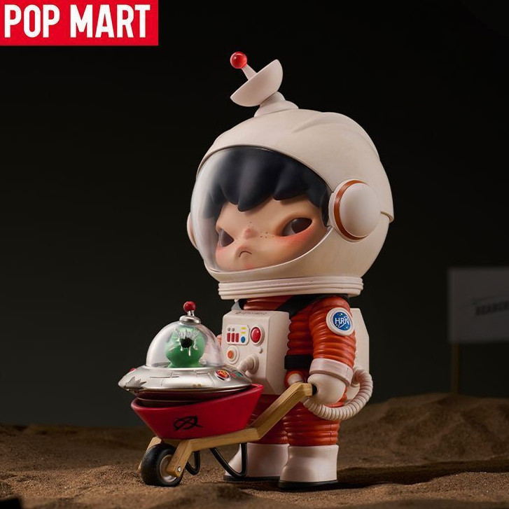 [ของแท้] POPMART POPMART Hirono Hirono Hirono กําลังมองหารูปคนต่างด้าวอินเทรนด์แฟชั่นของเล่นเครื่องป