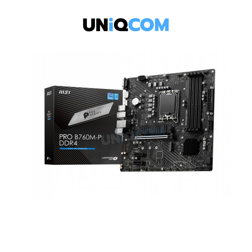 MSI MAINBOARD (เมนบอร์ด) (1700) PRO B760M-P DDR4