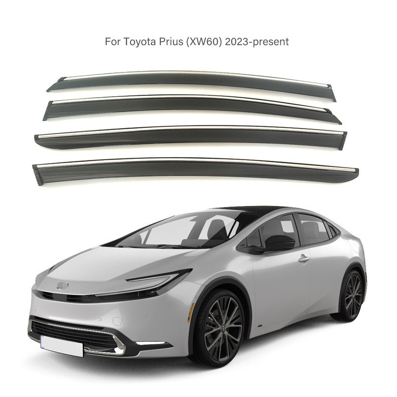 คุณภาพสูง-Toyota Prius Prius ฉีดการสร้างแบบจําลองหน้าต่าง Rain Eyebrow Rain Block XW50 XW60 หนา Rain