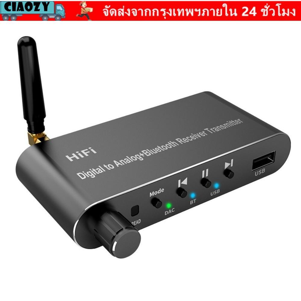 CIAOZY ตัวแปลงเสียงดิจิตอลเป็นอนาล็อก, โลหะผสมอลูมิเนียมพร้อมรีโมทออปติคอลดิจิตอลเป็น 3.5 มม., พร้อม