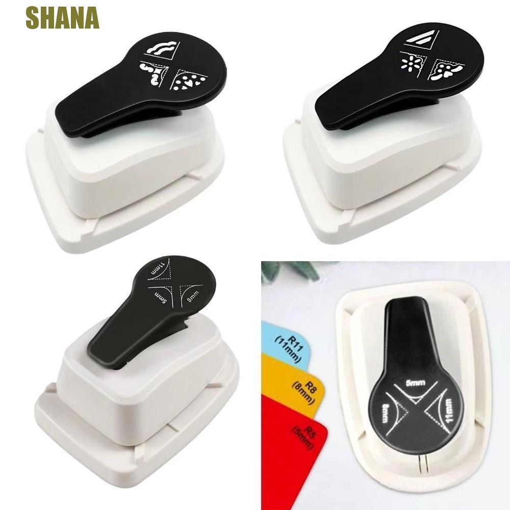 SHANA Corner Decor Lace Puncher, Hole Punches Maker Paper Craft Punch, Craft Corner กระดาษประหยัดแรงงานตัดหัตถกรรมเครื่องตัดมุมกระดาษอัลบั้มรูปตกแต่ง