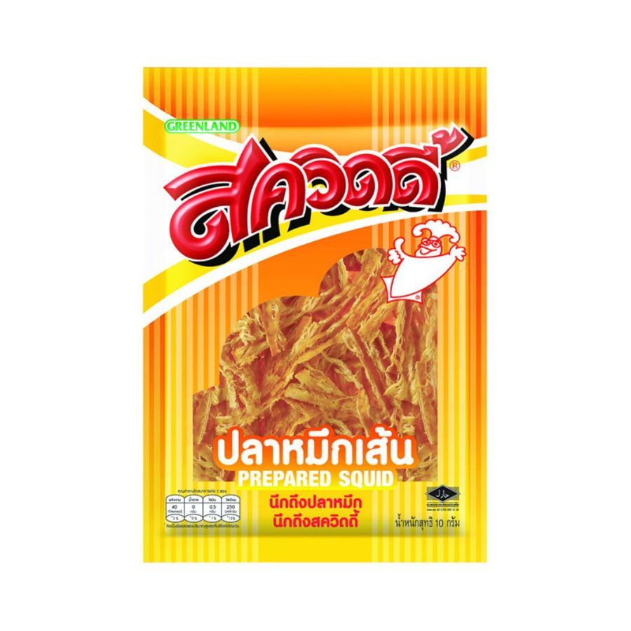 สควิดดี้ ปลาหมึกเส้น Squidy Squid 10g.