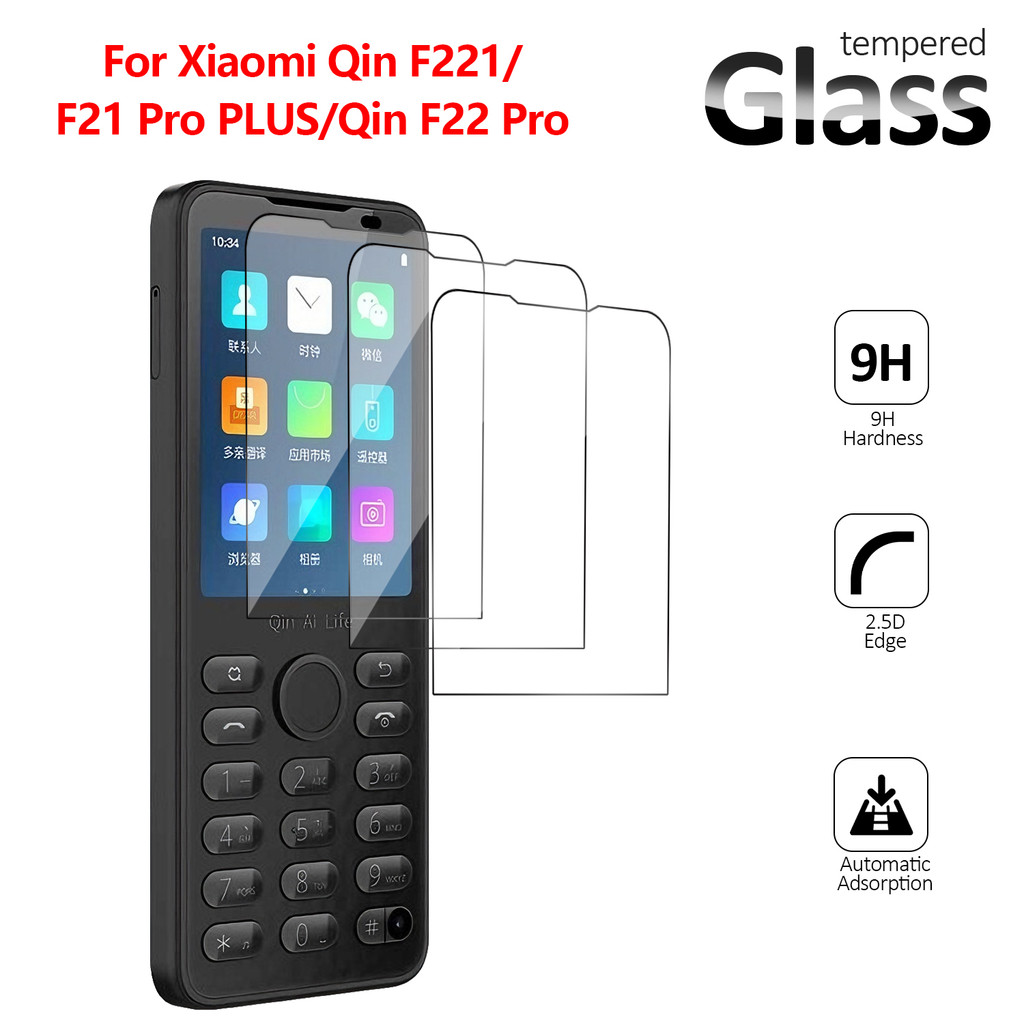 สําหรับXiaomi Qin F221/F21 Pro PLUS/Qin F22 Pro8K Ultra HDกระจกนิรภัยป้องกันหน้าจอฟิล์มป้องกันGuard 