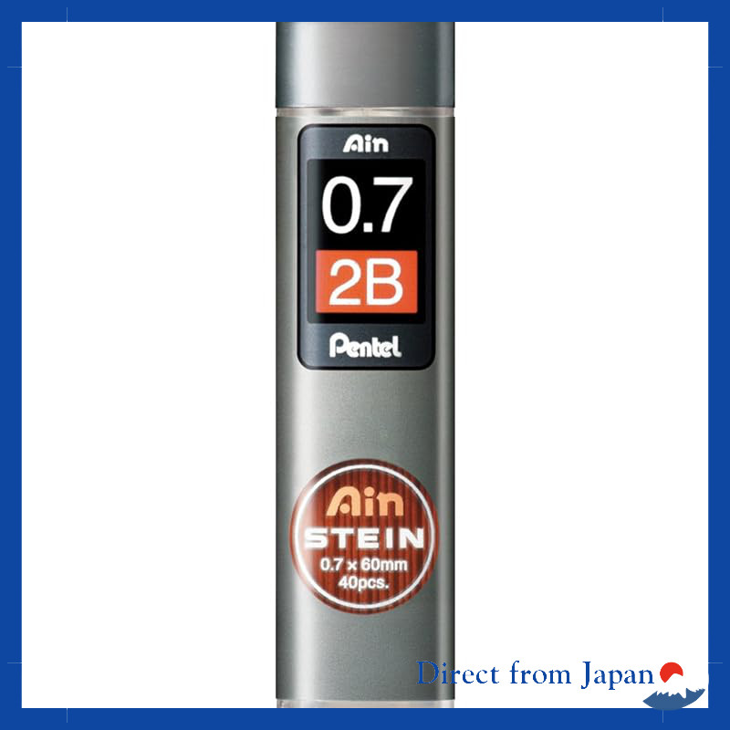 Pentel Ain Mechanical Pencil Refill Pack, 0.7mm, HB/B/H/2B