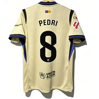 fans 25 26 barce home jersey pedri yamal raphinha เสื้อฟุตบอลบาร์เซโลนา ชุดเหย้าและเยือน ของ เปดรี ยามาล และ ราฟินญ่า