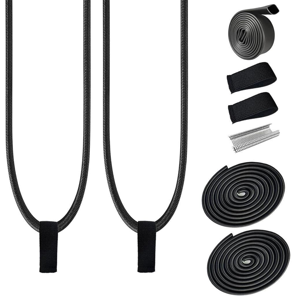 2 ชิ้นเปลี่ยน Wakeboard Tower Rack สายบันจี้จัมพร้อมแท็บดึง, Wakeboard Tower อะไหล่, เชือกยืดหยุ่นอเ