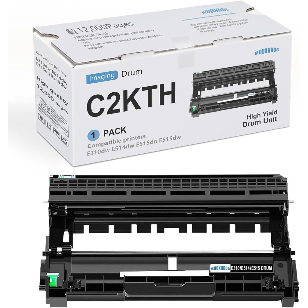 E310 C2KTH กลองเปลี่ยนหน่วยสําหรับ Dell C2KTH Imaging Drum ใช้กับ E310 E310dw E514 E514dw E515 E515d