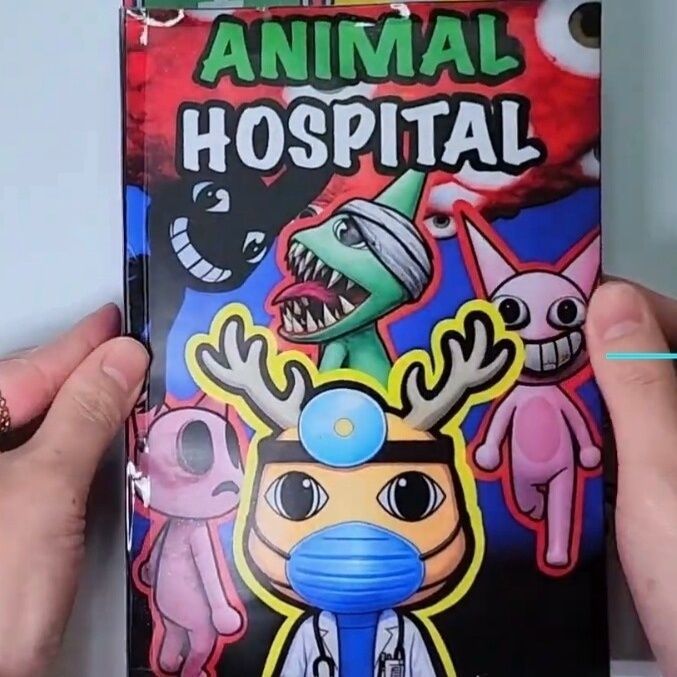 Animal Hospital roblox stalker โรงพยาบาลสัตว์ โรบ็อกซ์ หนังสือเงียบของเล่นปริศนาทํามือ ทําเอง เกมบีบอัดเด็กของเล่นสร้างสรรค์