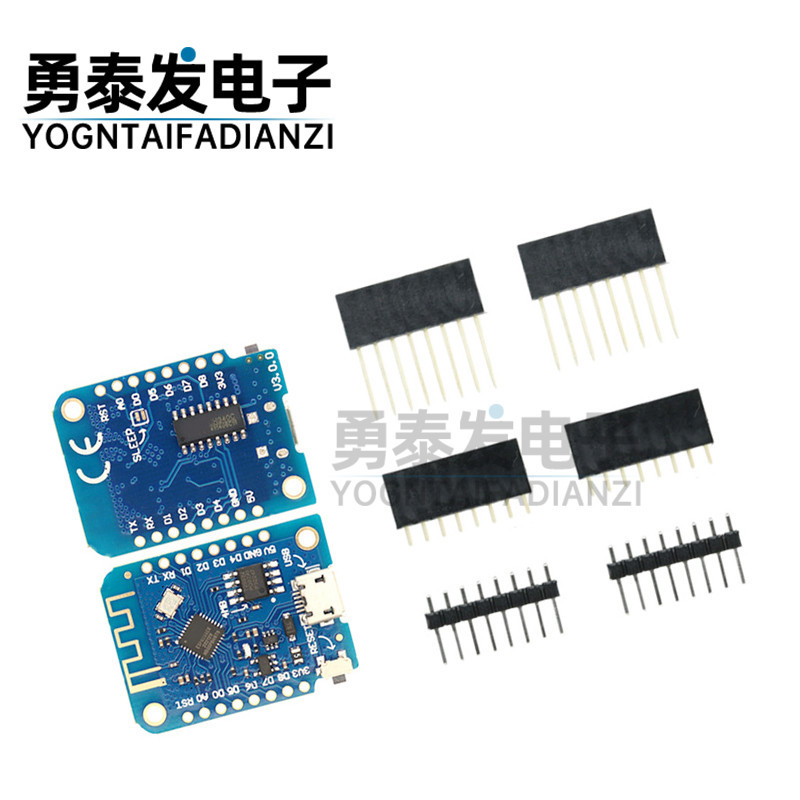 D1 miniV3.00 4MB WIFI IoT โมดูล Development Board จาก ESP8266 ใช้งานร่วมกับ Nodemcu