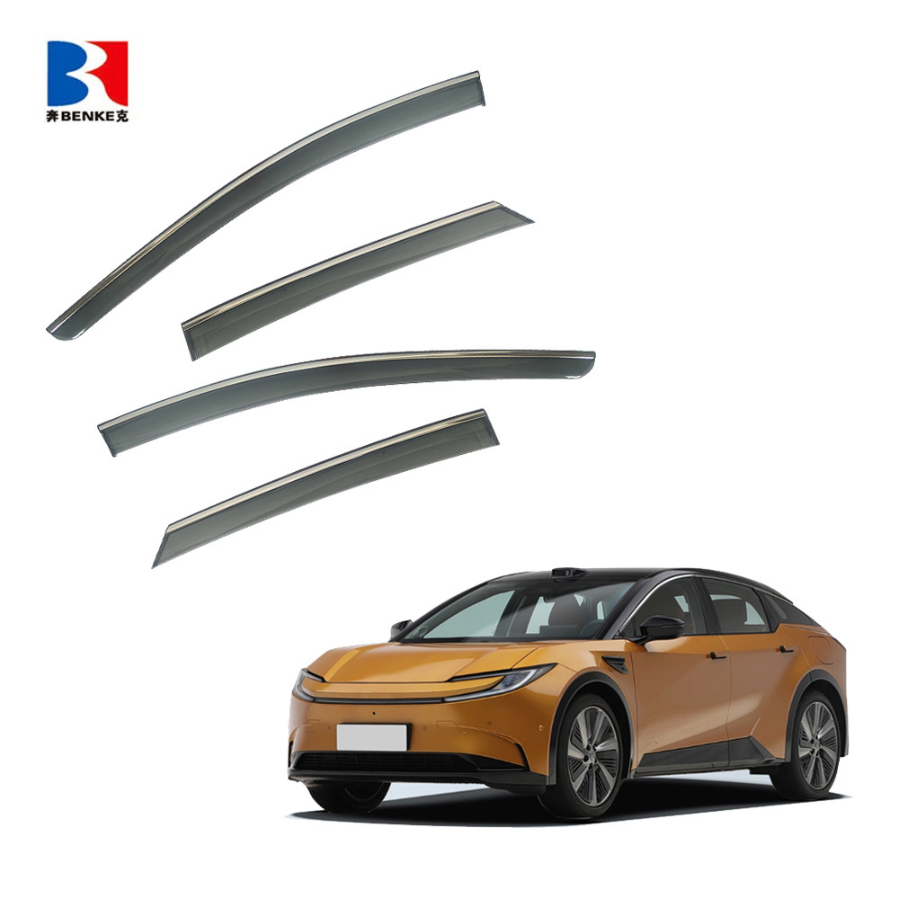 Premium-Original Tape-on Window Deflectors สําหรับ Toyota BZ5/BZ3C EA11 2025 + Vent Window Visors 4p