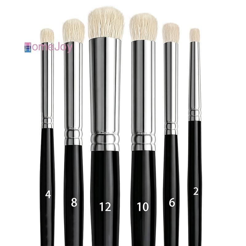 [HomeJoy-t] 3/4/6Pcs Miniature Paint Dry Brush Set Ideal Gift for Model Hobbyist Drybrushes for Mini