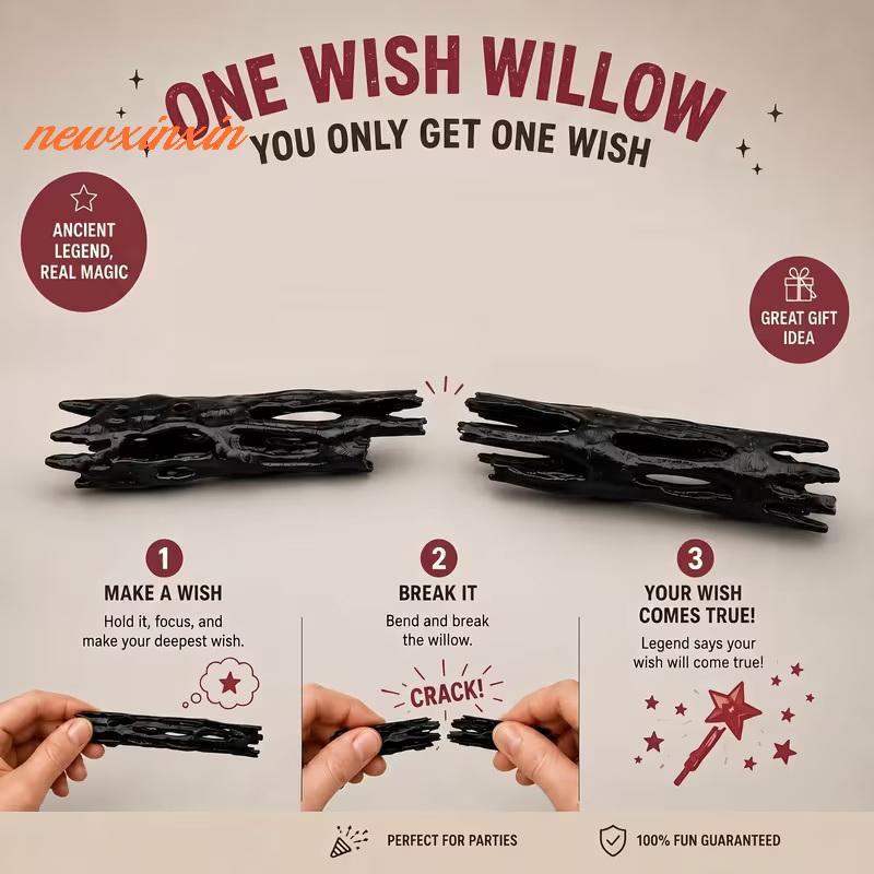 [NT-t] Wish Willow Sti 3D พิมพ์Figurine Willow Tree Staffเครื่องประดับขนาดเล็กสําหรับคริสต์มาสฮาโลวี
