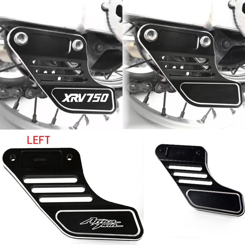 สําหรับ Honda XRV 750 Africa Twin ซ้ายด้านหลังเบรคแผ่นดิสก์ด้านหลังเบรค GUARD Cover Protector XRV 75
