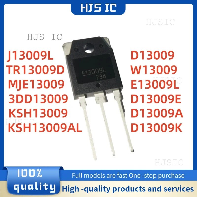 5 ชิ้น 3DD13009 D13009 D13009A D13009E D13009K E13009L J13009L TR13009D W13009 MJE13009 KSH13009AL13