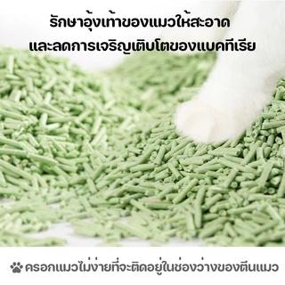 ทรายแมวเต้าหู้ 6L ออร์แกนิค100% ทรายแมว tofu เก็บกลิ่น จับตัวเป็นก้อนไว ทิ้งชักโครกได้ Cat Litter