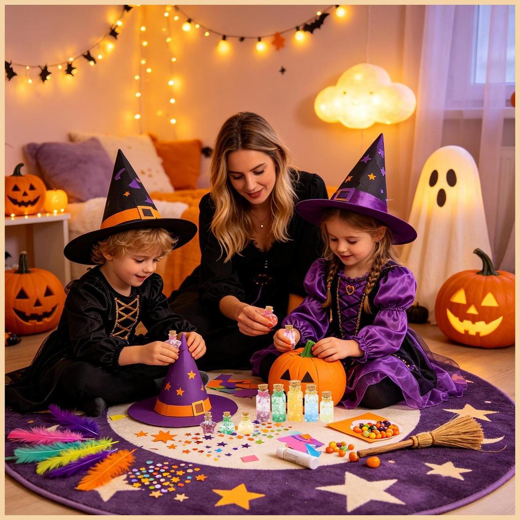 Kids Potion Kit Halloween Bottle Party Diy Glow Material Craft Set Potion Craft Kit สําหรับวันเกิดปา