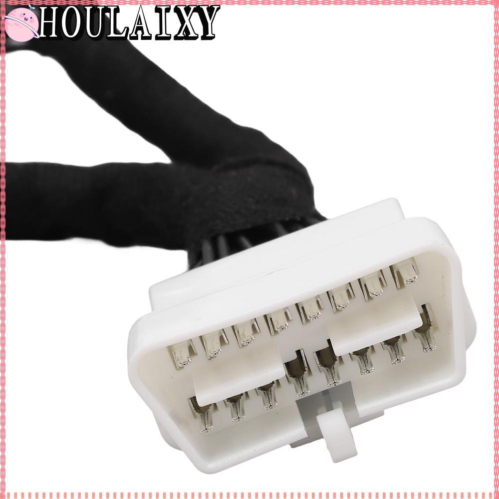 HOULAIXY OBD2 สายแยก, 16Pin 0.15m OBD2 สาย, Professional ABS Universal OBD2 Y สาย Auto Shop