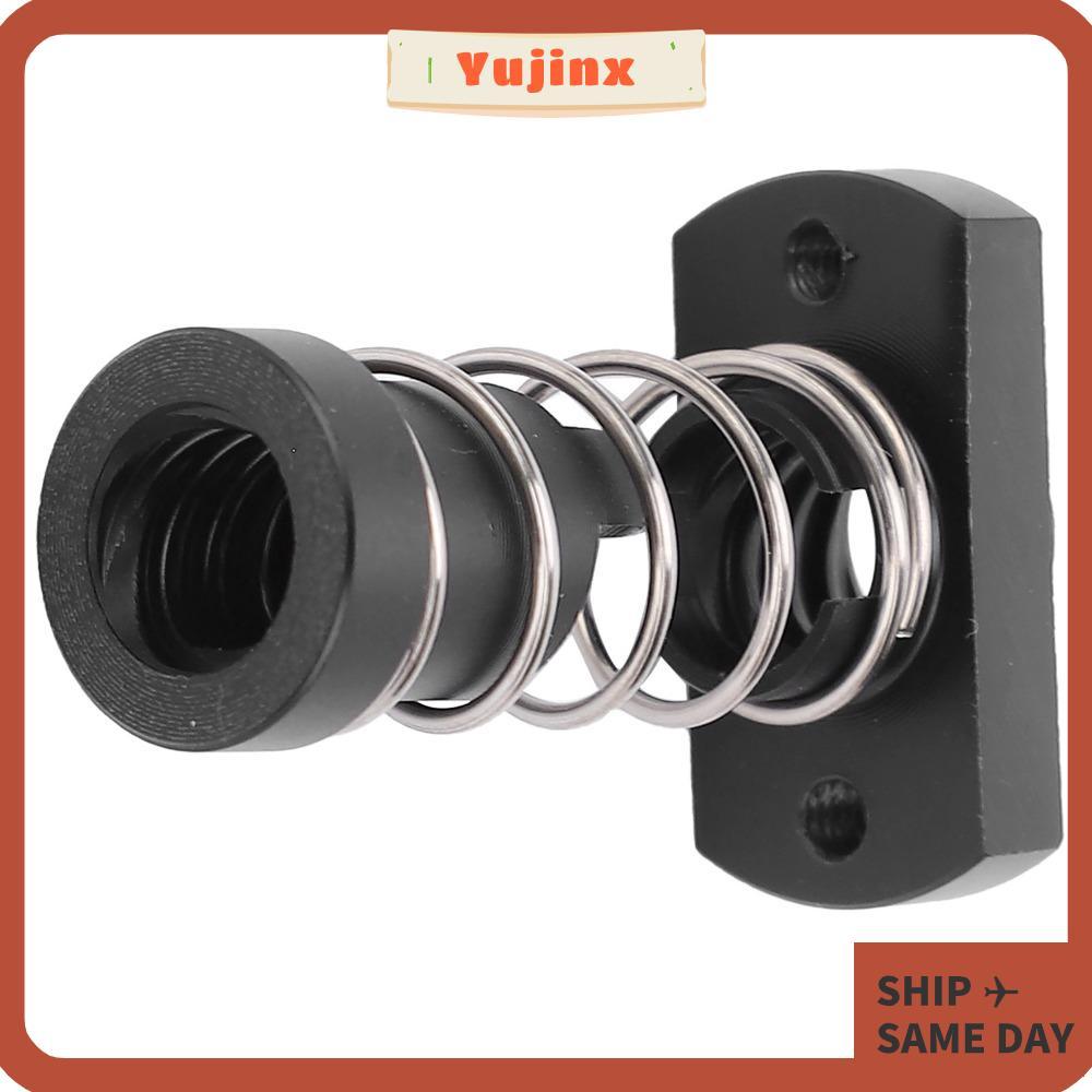 YUJINX 2PCS Anti Backlash Nut, 4 เริ่มต้น T8 / Tr8x2 / Tr8x8 T8 POM Nut, ลด Gap สีดํา 2 มม./ 8 มม.กํ