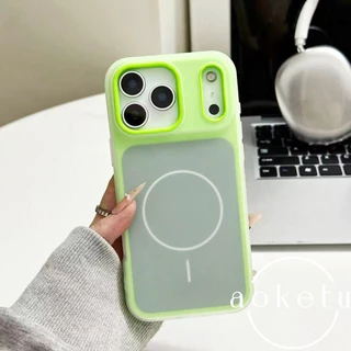 เคสโทรศัพท์แม่เหล็กเยลลี่ทูโทน 2-in-1 เหมาะสําหรับ iPhone 15, 16, 17 Pro Max รวมทุกอย่างฝาครอบซิลิโคนป้องกันการตก