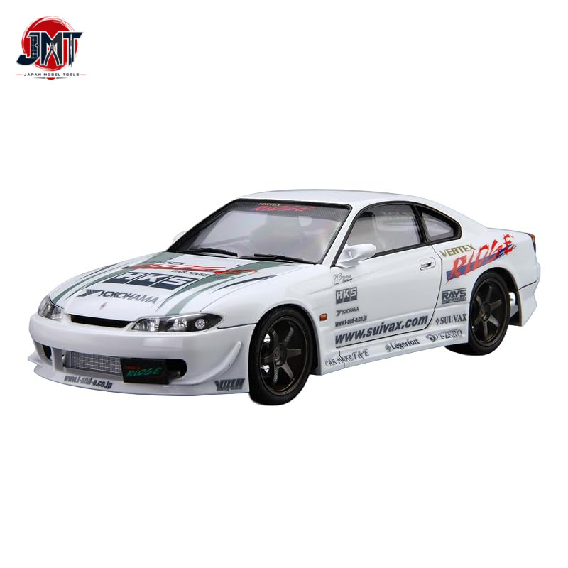 Aoshima Cultural Educational Materials Co., Ltd. The☆Tuned Car No. 8 1/24 VERTEX S15 Silvia '99 (Nis