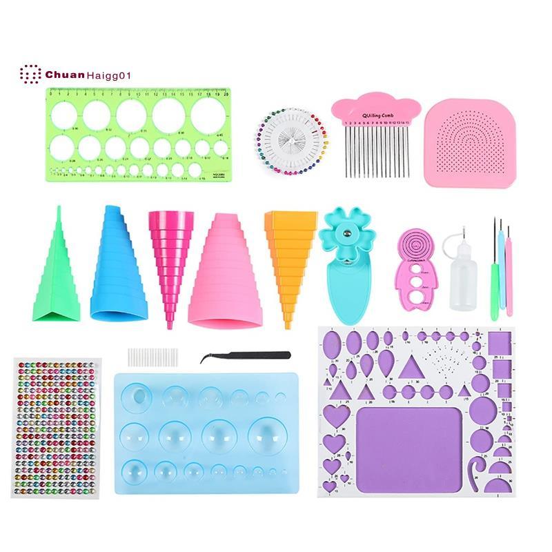 Quilling Border กระดาษ Quilling ชุดเครื่องมือการ์ด Scrapbooking Decor