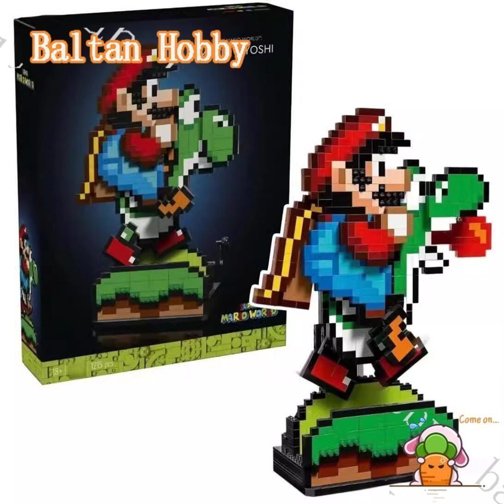 Gomora Hobby GH1X เข้ากันได้กับ 71438 Super Mario World: Mario & Yoshi Building blocks EQ1