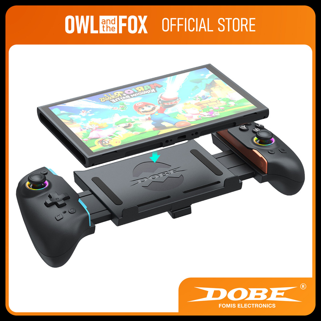 DOBE Nintendo Switch 2 OLED V1/V2 EggShell Handle คอนโทรลเลอร์ไร้สาย Grip Joypad Joycon TNS-5117