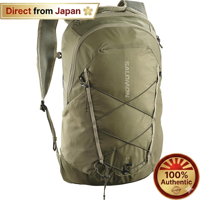 【Japan Quality】
Salomon XT 25 Backpack - Martini Olive/Olive Night/Slate Green